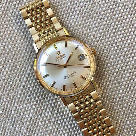 omega watches vintage gold